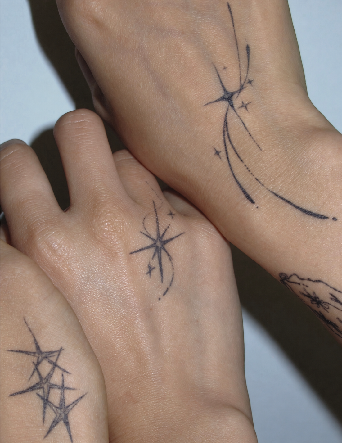 Tiny Stars — 2 Tattoo Sheets in One Pack