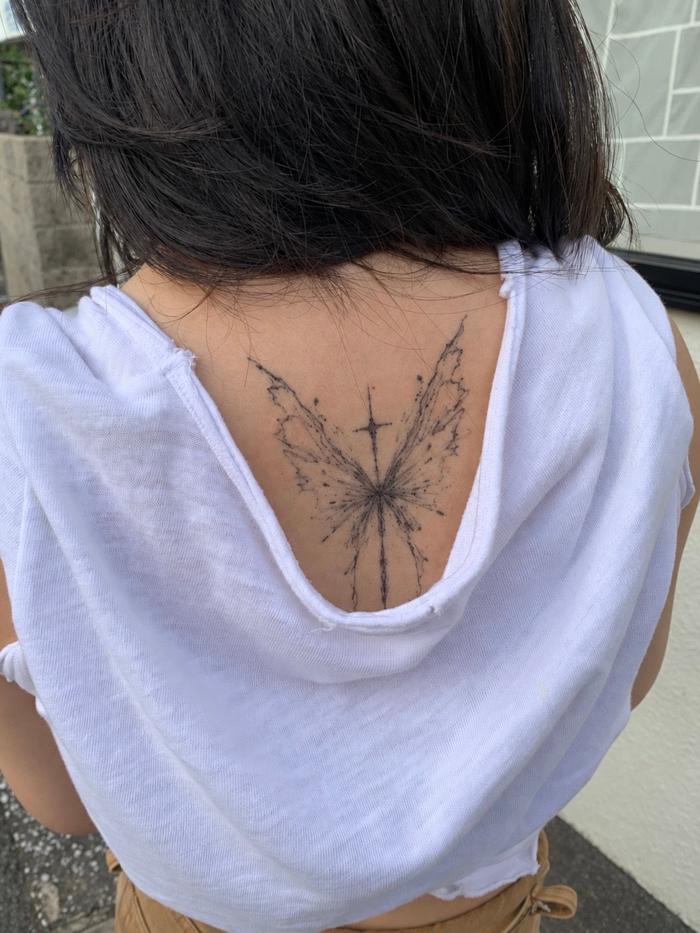 Butterfly with Sword — 2 Tattoo Sheets in One Pack