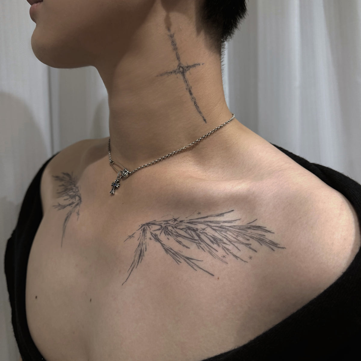 Large Angel Wings — 2 Tattoo Sheets in One Pack