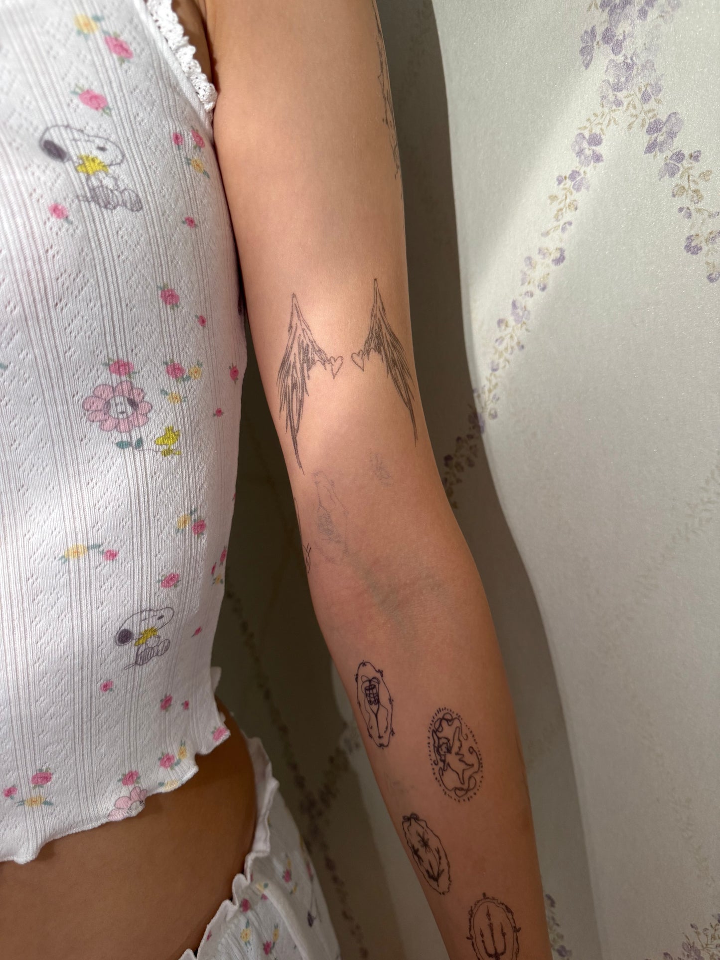 Angel Wings — 2 Tattoo Sheets in One Pack